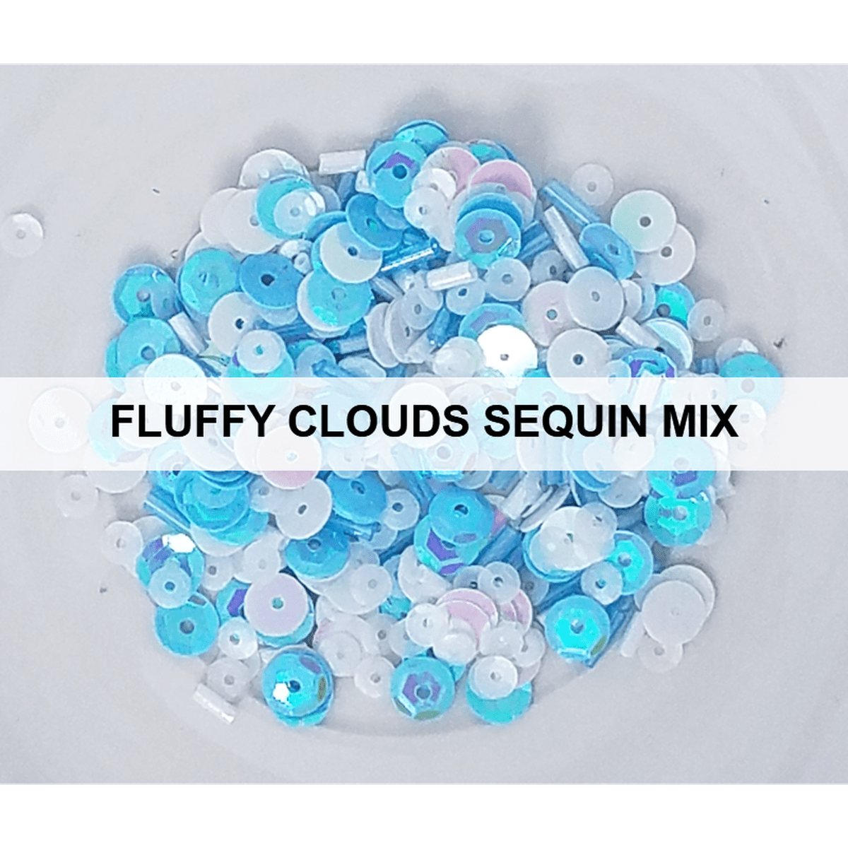 Fluffy Clouds Sequin Mix - Kat Scrappiness