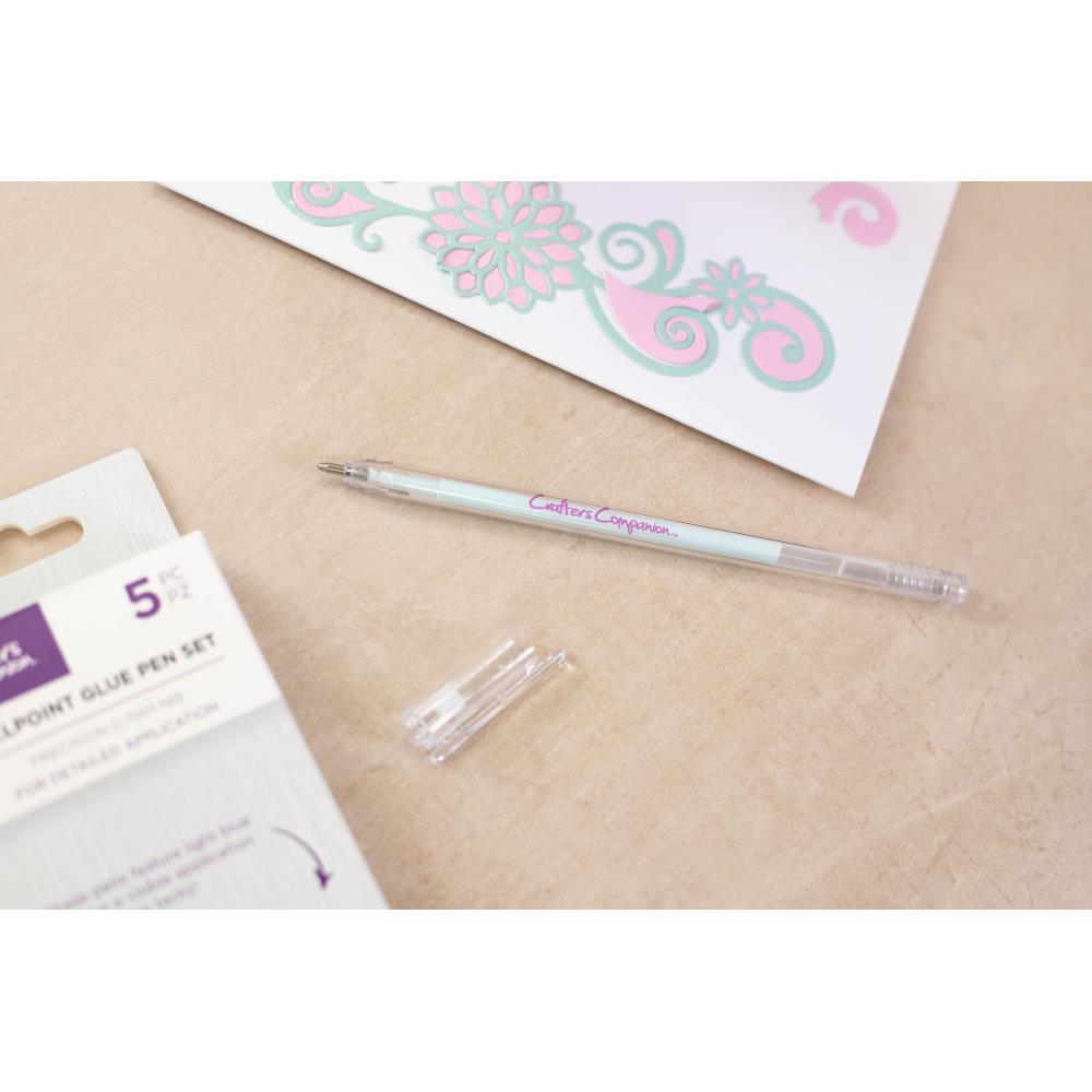 Crafter's Companion Ballpoint Glue Pen Set - 5/Pkg - CLEARANCE!