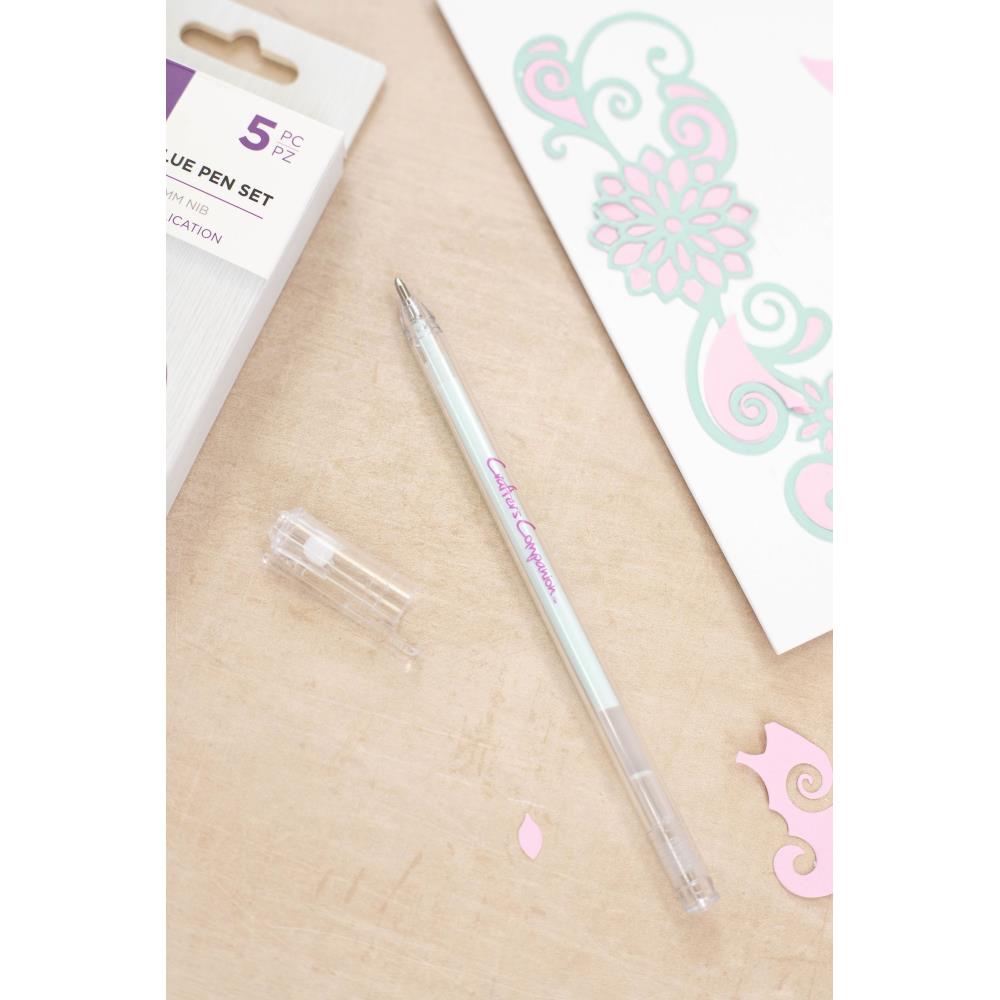 Crafter's Companion – Ballpoint Glue Pens – 5 pk