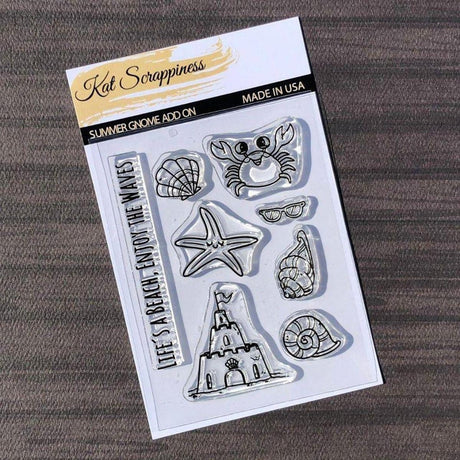 Summer Gnome Add-On Stamp Set by Kat Scrappiness - Kat Scrappiness