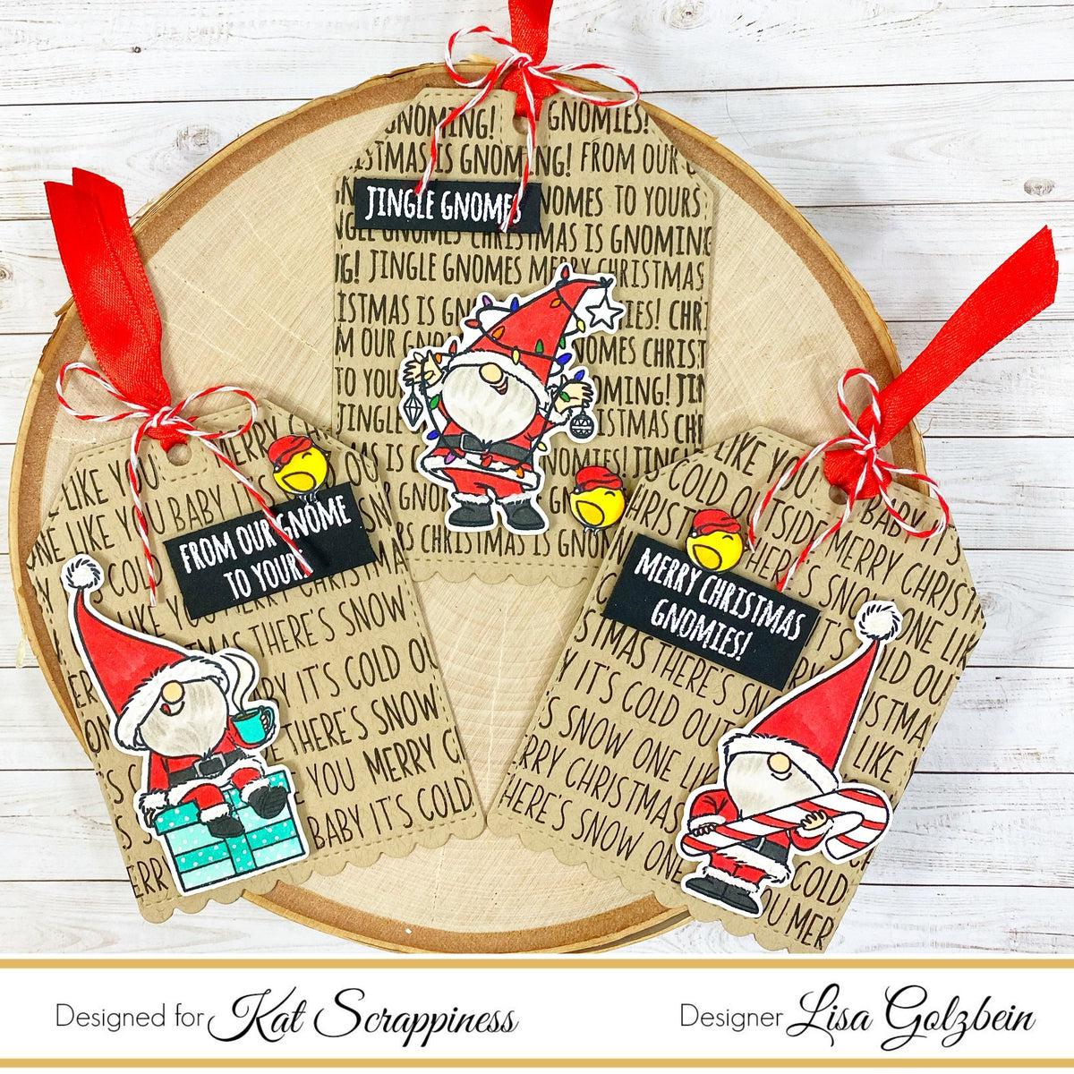 Christmas Gnome Stamp Set by Kat Scrappiness - Kat Scrappiness