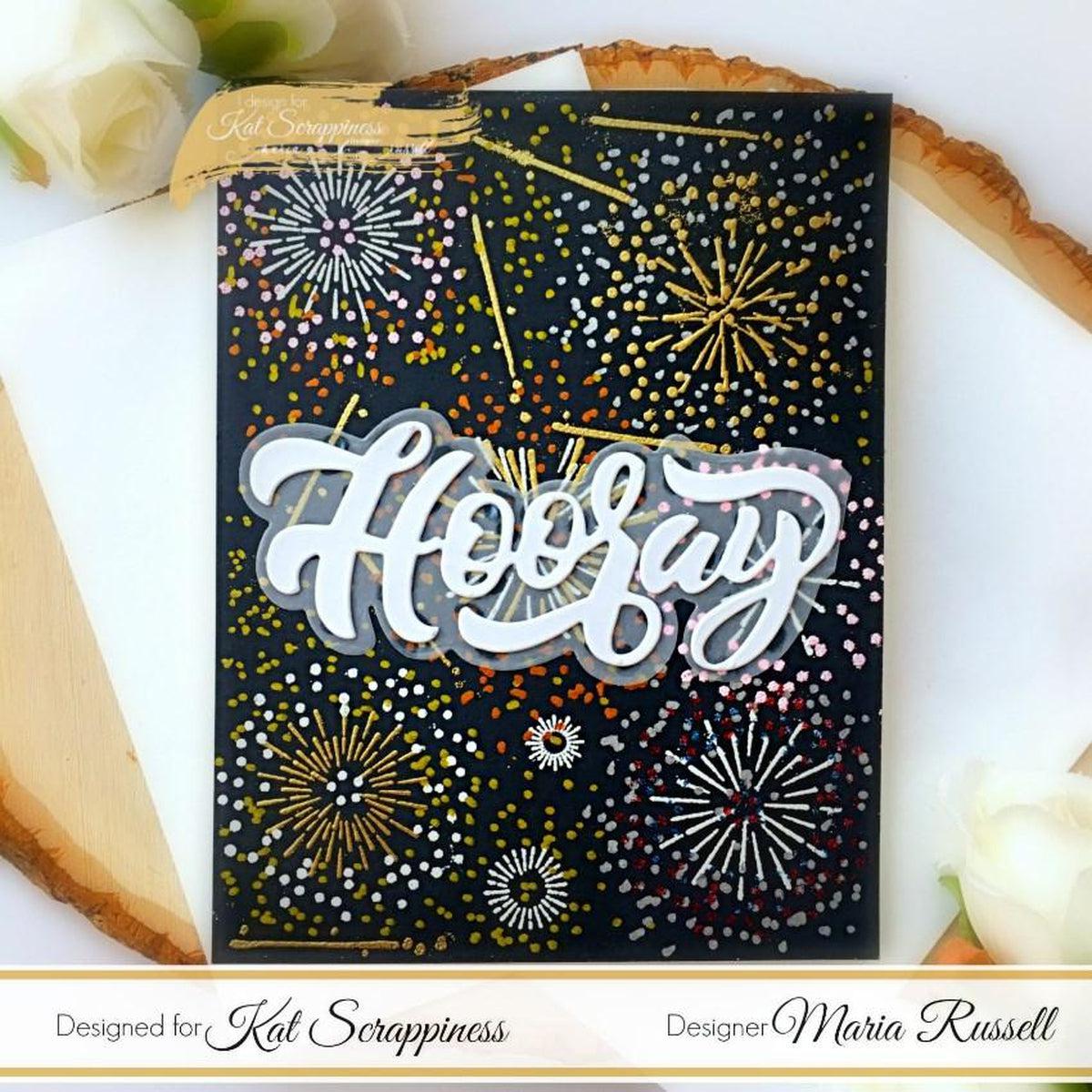 Hooray w/Shadow Die by Kat Scrappiness - Kat Scrappiness