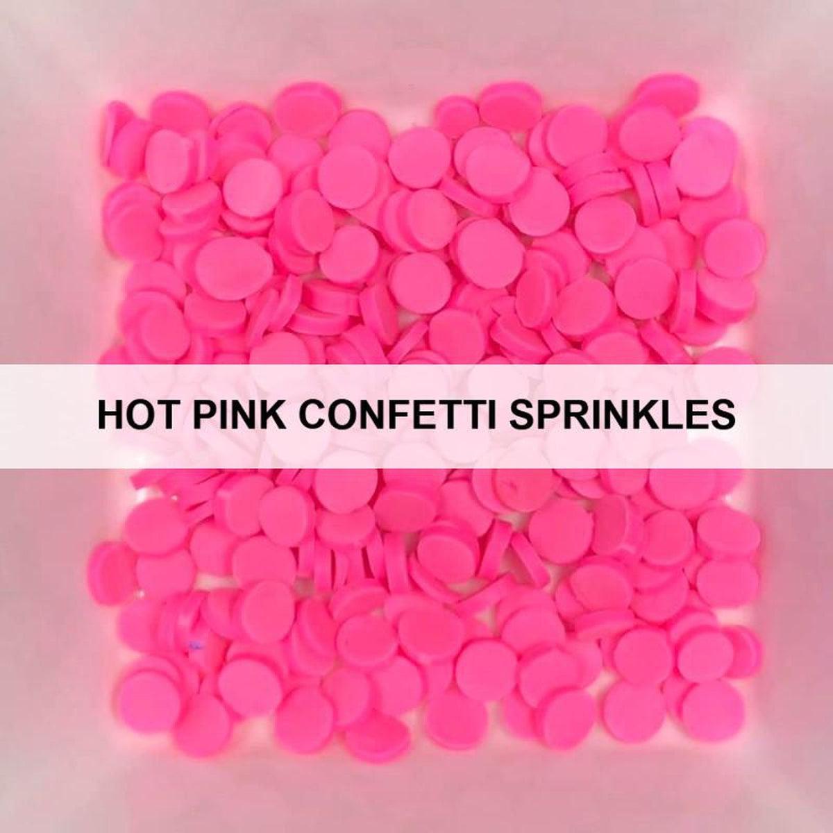 Hot Pink Confetti Sprinkles by Kat Scrappiness - Kat Scrappiness