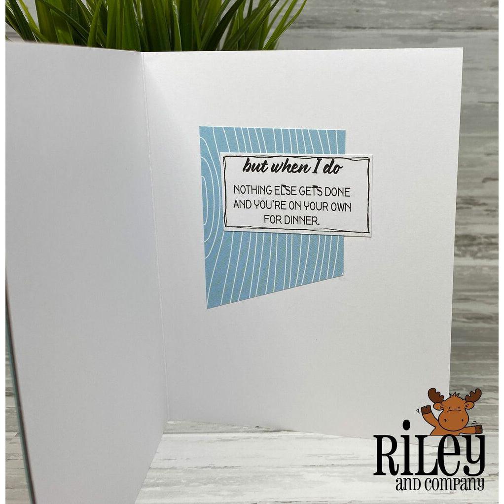 I Don't Always Craft Cling Stamp by Riley & Co