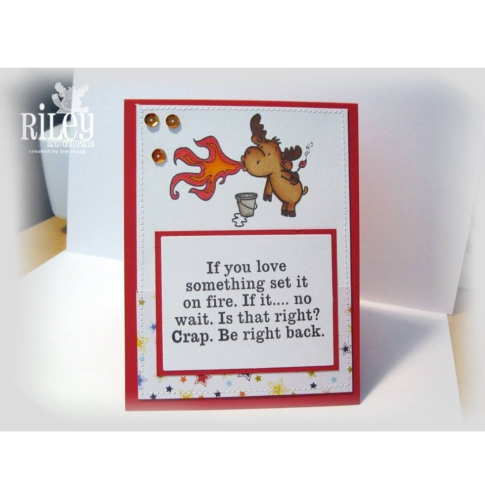 If You Love Something Cling Stamp by Riley & Co