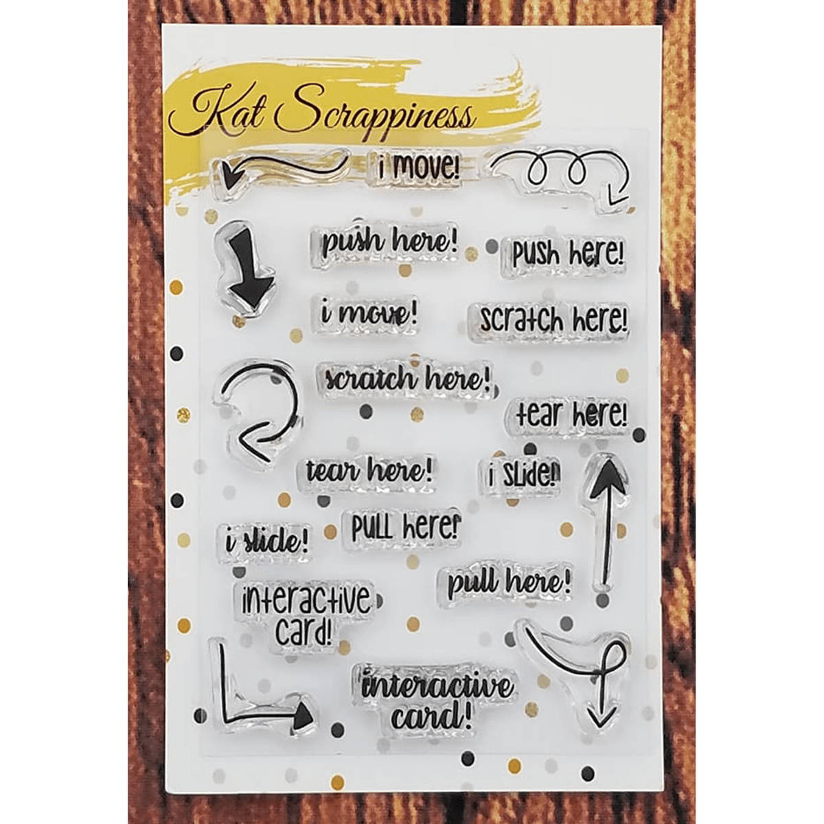 Interactive Card Instructions 3x4 Clear Stamps by Kat Scrappiness - Kat Scrappiness