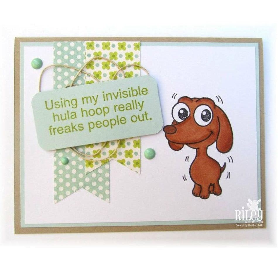 Invisible Hula Hoop Cling Stamp by Riley & Co