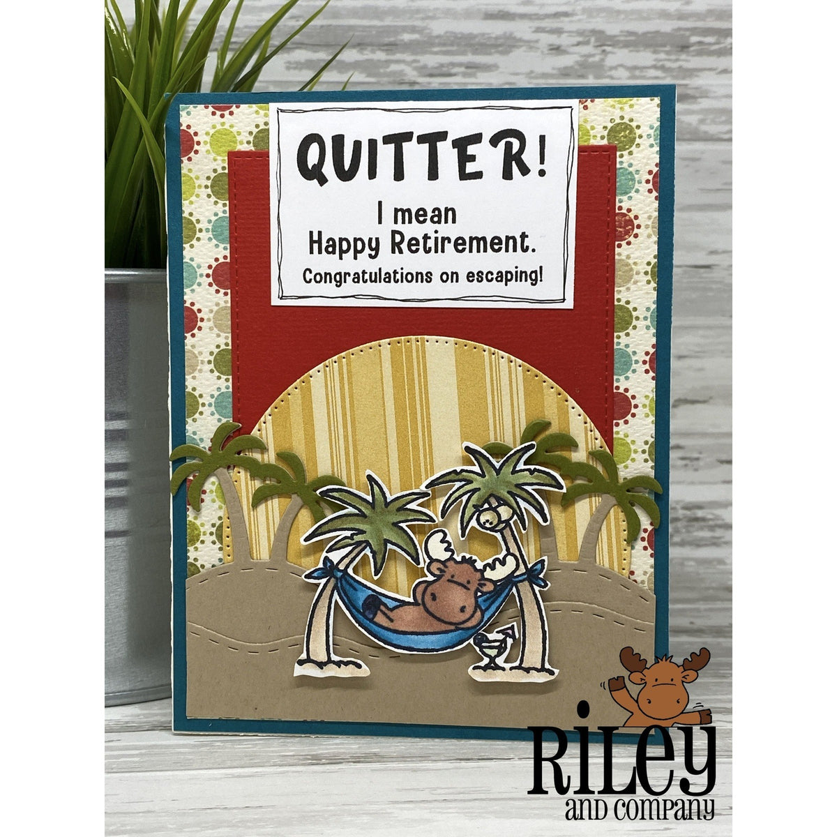 Quitter Cling Stamp by Riley &amp; Co