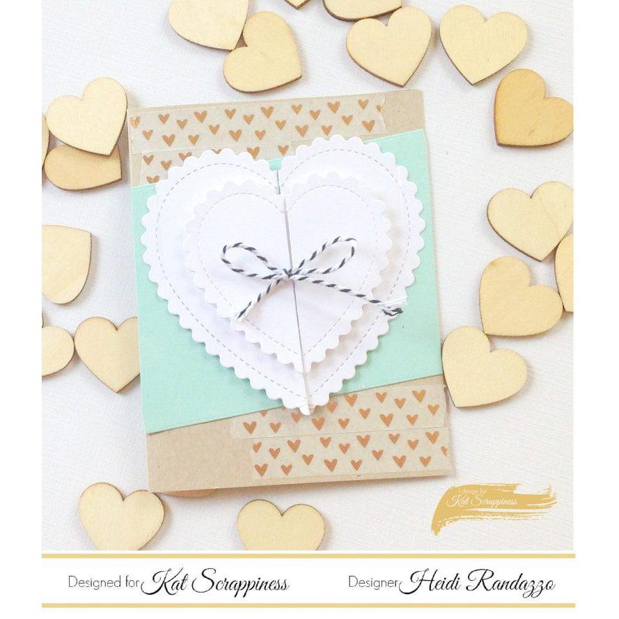 Stitched Scalloped Heart Craft Dies