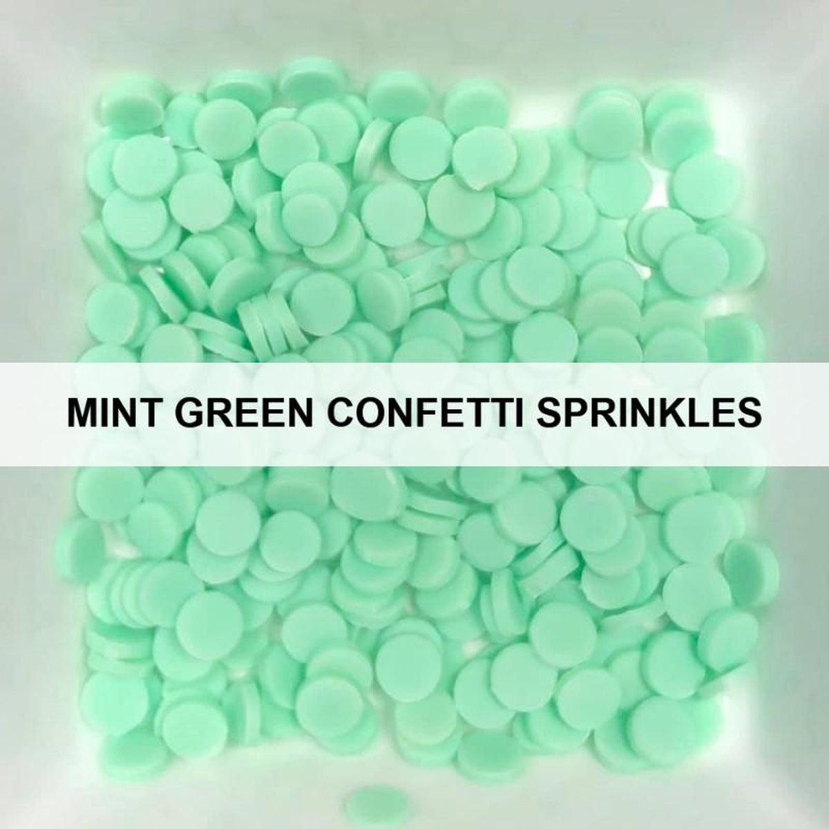 Mint Green Confetti Sprinkles by Kat Scrappiness - Kat Scrappiness