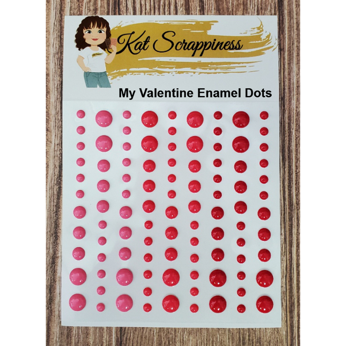 My Valentine Enamel Dots