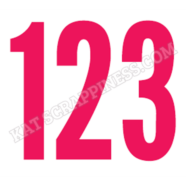 Condensed Number Dies by Kat Scrappiness - Kat Scrappiness