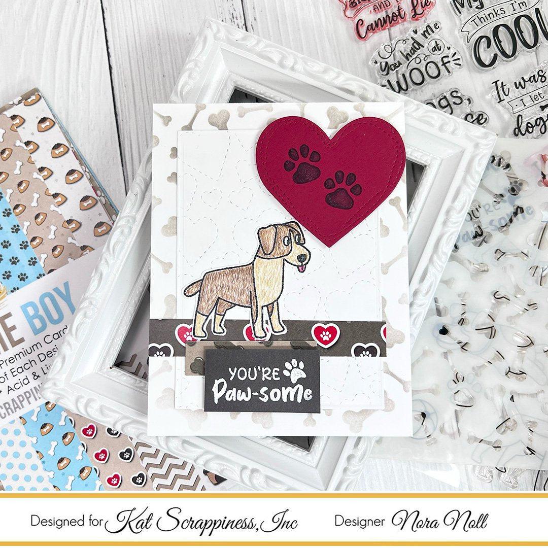 Pawsome Dogs Sentiments 4x6 Stamps