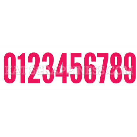 Condensed Number Dies by Kat Scrappiness - Kat Scrappiness