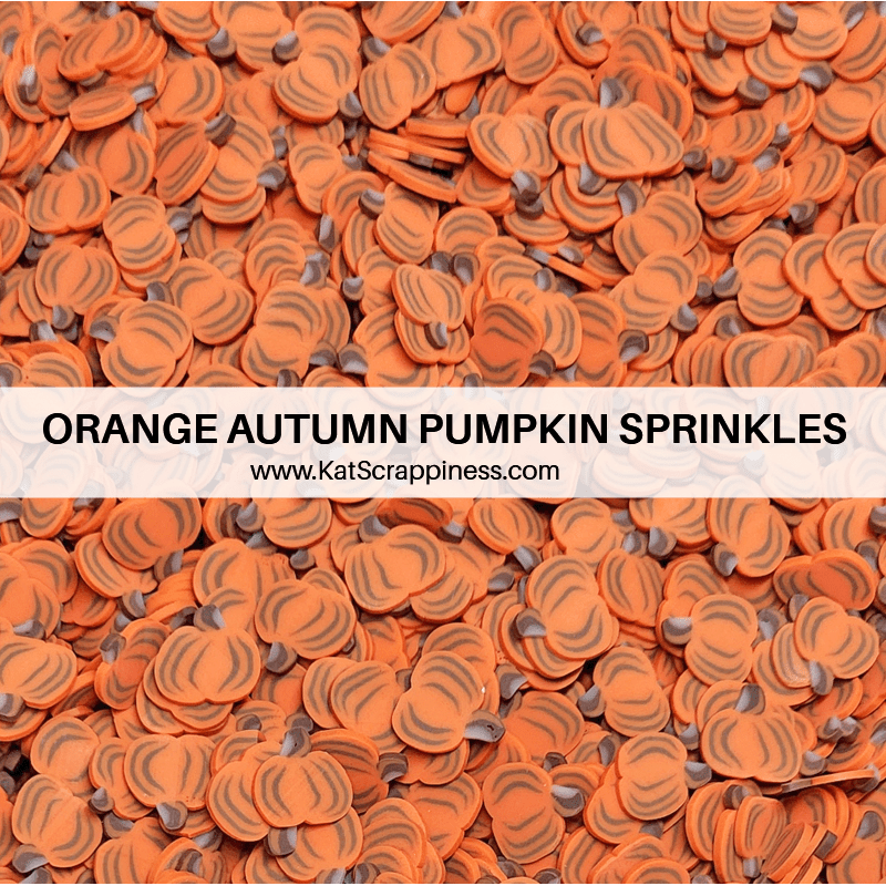 Orange Autumn Pumpkin Sprinkles