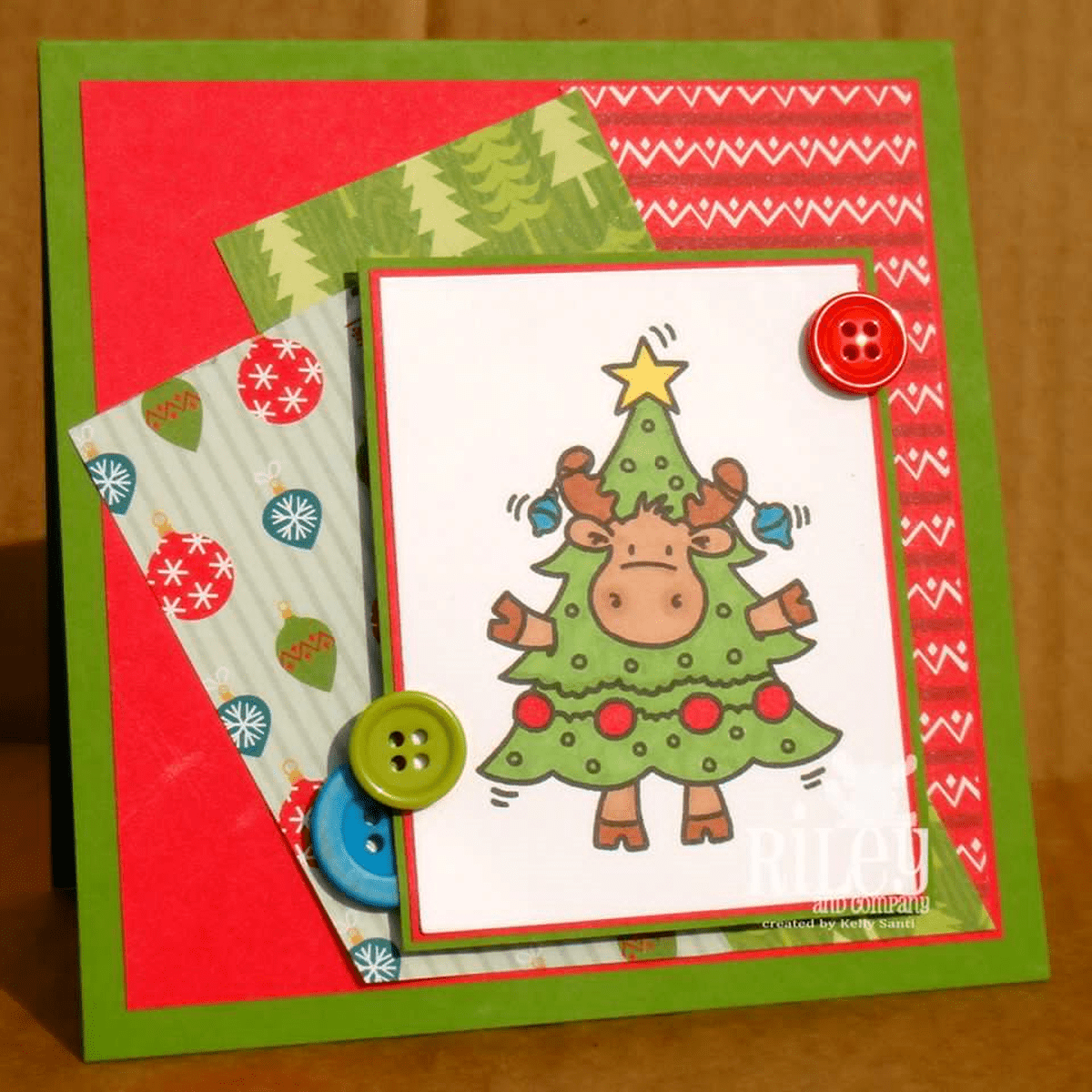 Ornaments Riley Cling Stamp by Riley & Co