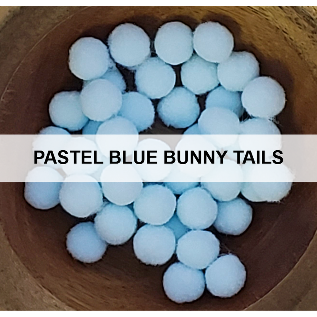 Pastel Blue Bunny Tails - Kat Scrappiness