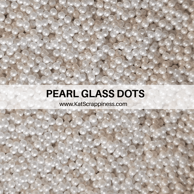 Pearl Glass Shaker Dots