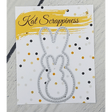 Stitched Easter Bunny Outline Dies by Kat Scrappiness - Kat Scrappiness