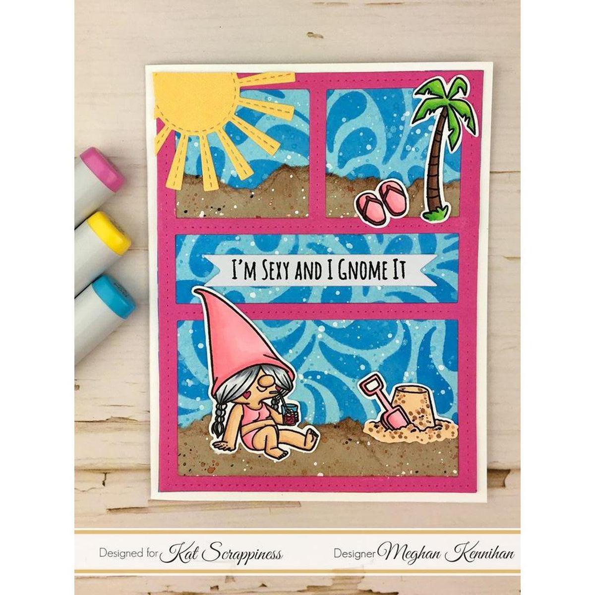 Summer Gnome Stamp Set by Kat Scrappiness - Kat Scrappiness