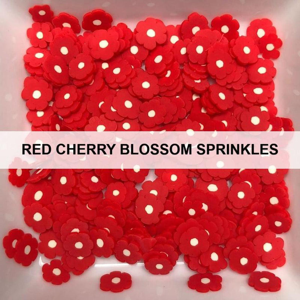 Red Cherry Blossom Sprinkles