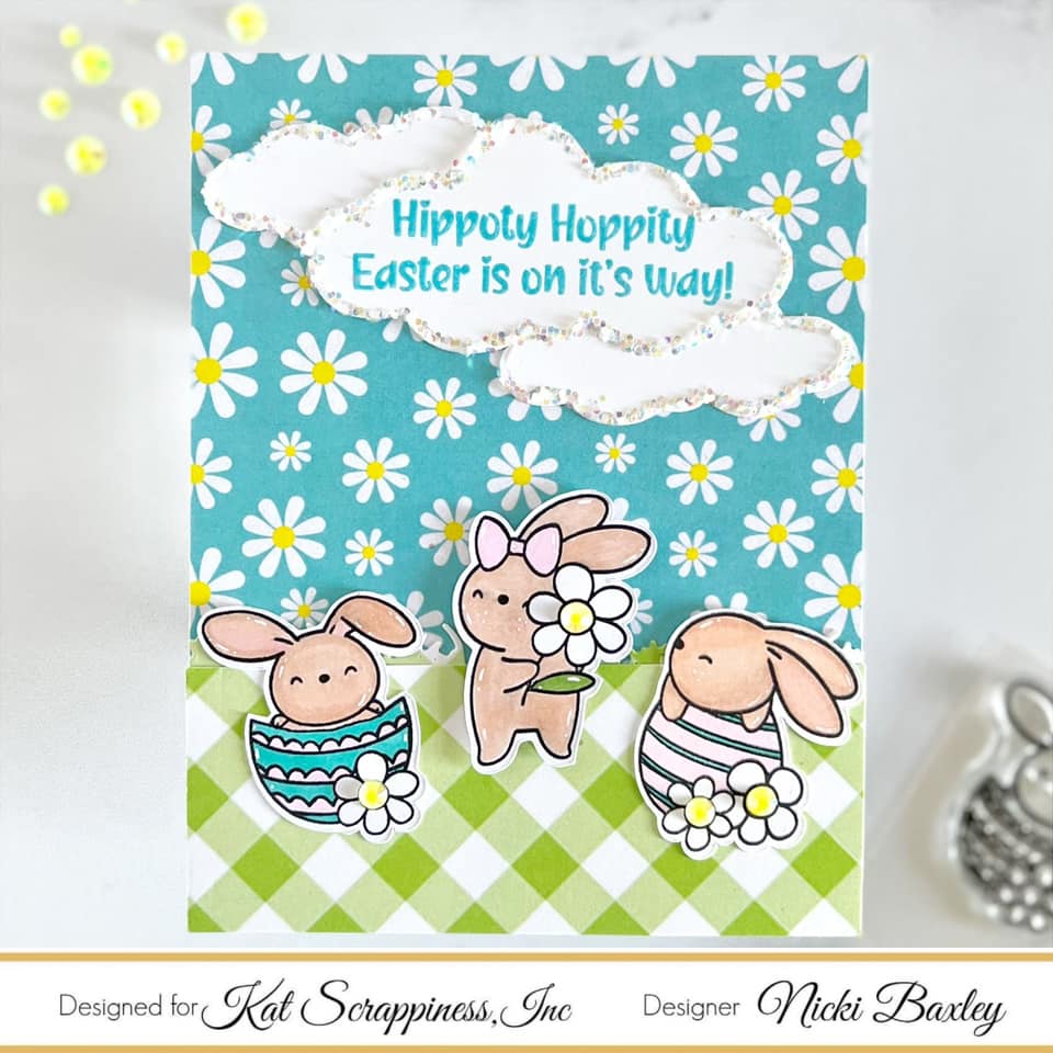 Hippity Hoppity Sentiments Clear Stamp