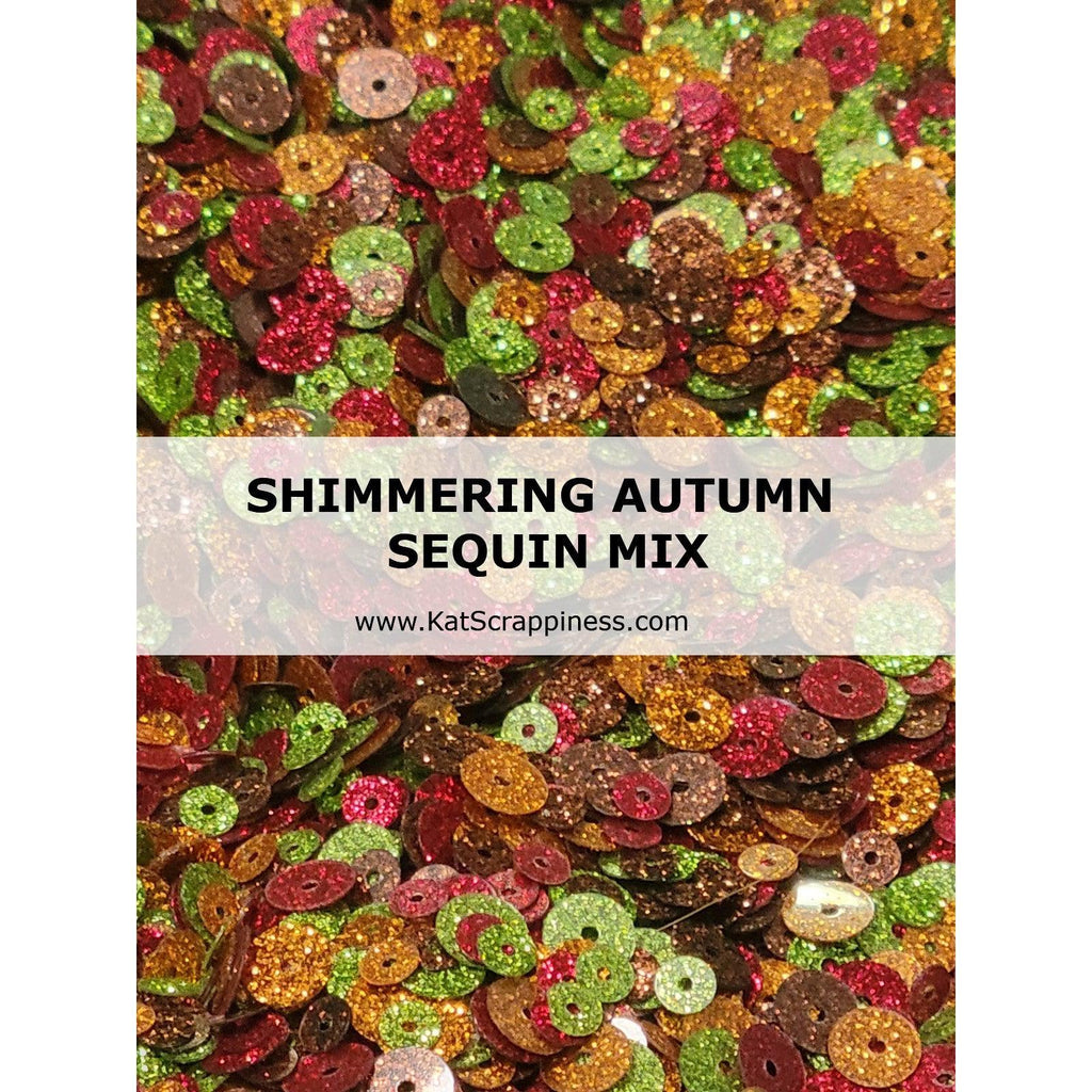 Shimmering Autumn Sequin Mix