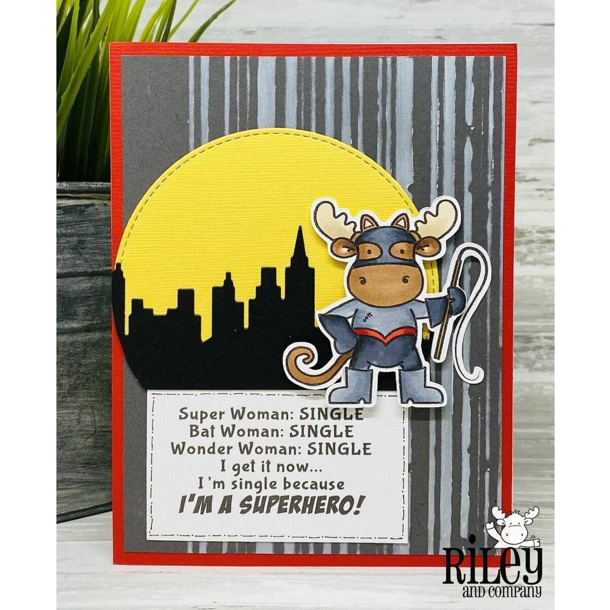 Single Superhero Stamp by Riley & Co