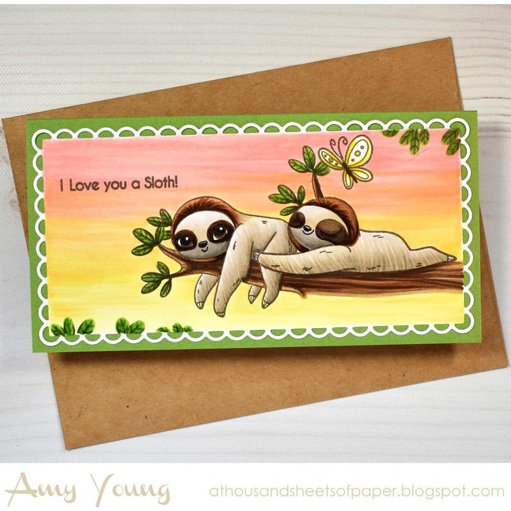 "Stewart the Sloth" Stamp Set