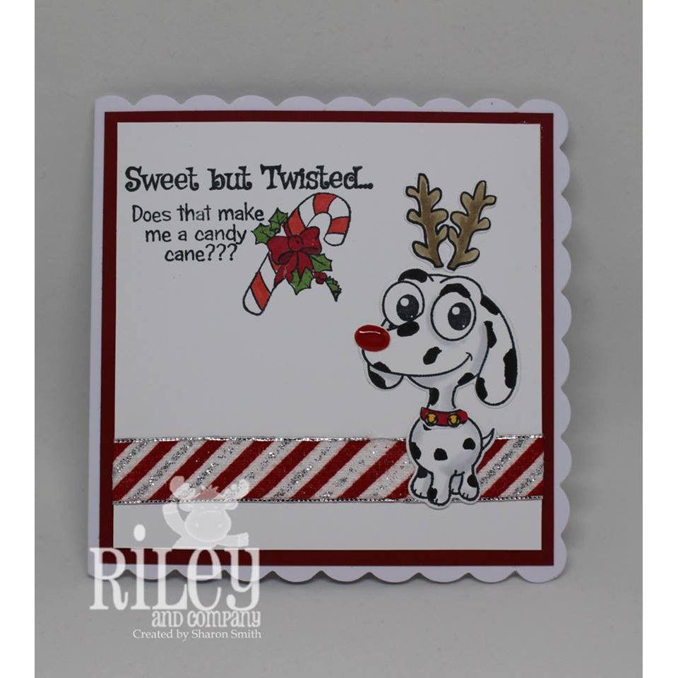 Sweet but Twisted Cling Stamp by Riley & Co