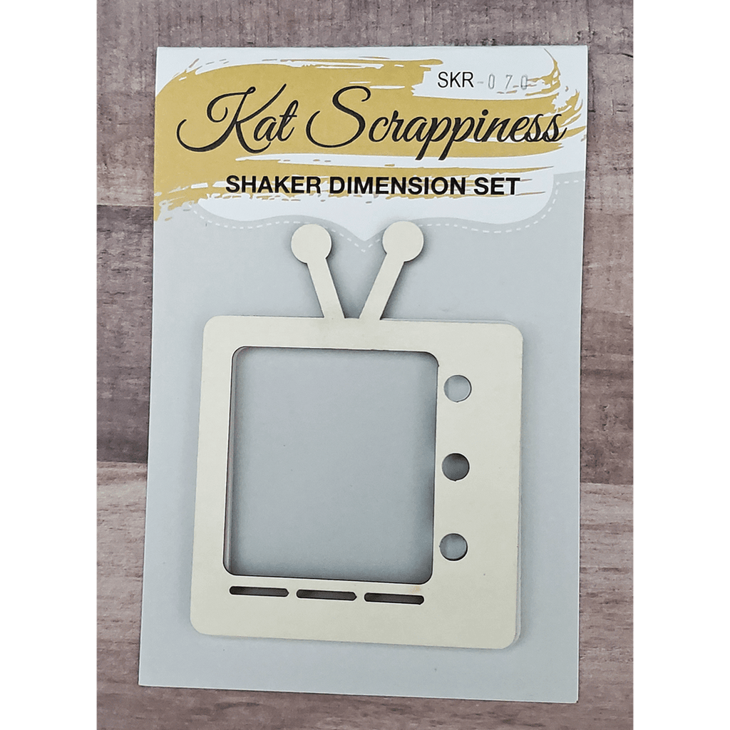 Television/TV Shaker Card Kit by Kat Scrappiness - 070 - Kat Scrappiness