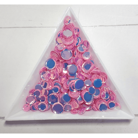 Unicorn Pink Solid Round Confetti Sequin Mix
