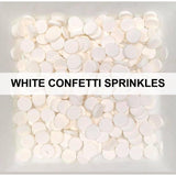 White Confetti Sprinkles by Kat Scrappiness - Kat Scrappiness