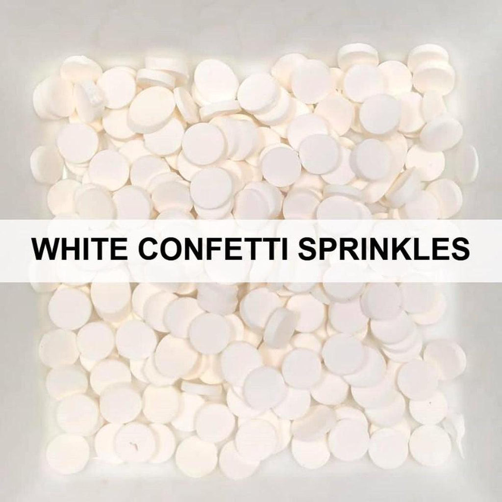 White Confetti Sprinkles by Kat Scrappiness - Kat Scrappiness