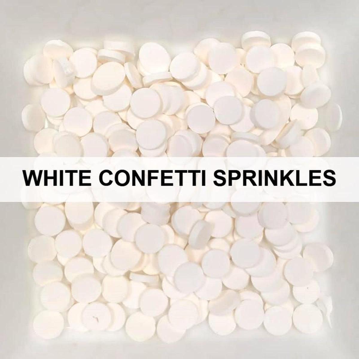 White Confetti Sprinkles by Kat Scrappiness - Kat Scrappiness