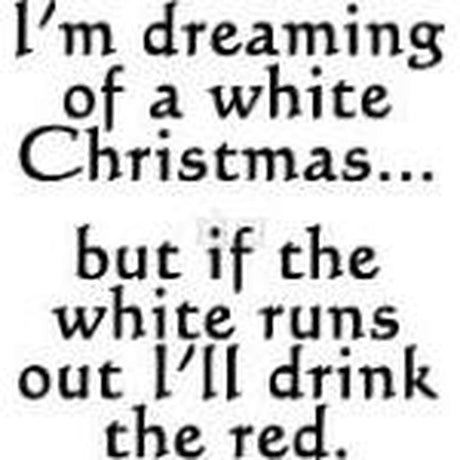 White Christmas Stamp by Riley & Co