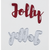 "Jolly" Brush Script Word & Sentiment Die by Kat Scrappiness - Kat Scrappiness