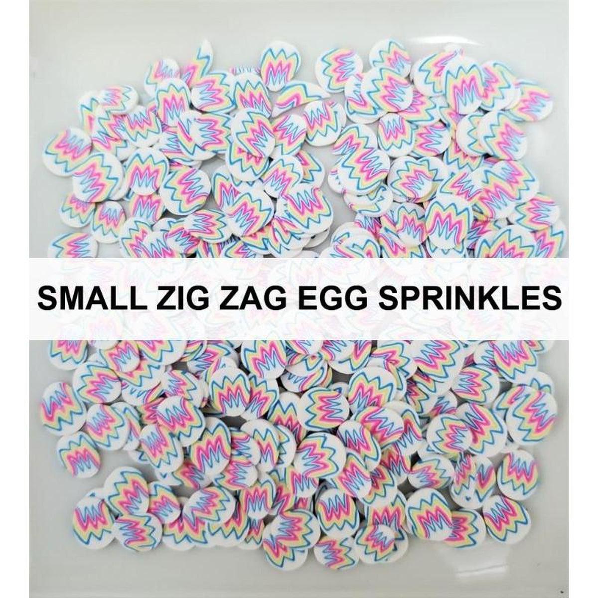 Small Zig Zag Easter Egg Sprinkles